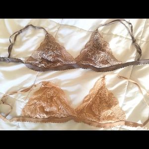 Aritzia Lace Bralettes